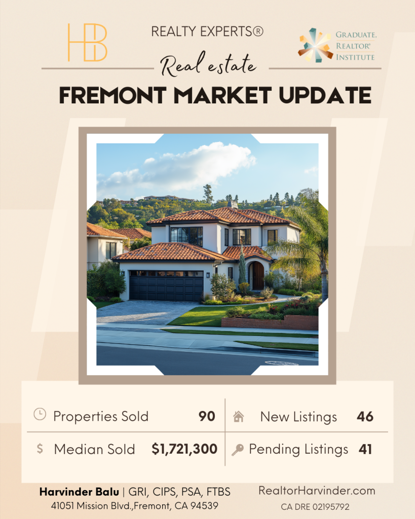 Fremont market update 11-2024, Harvinder Balu, realtor