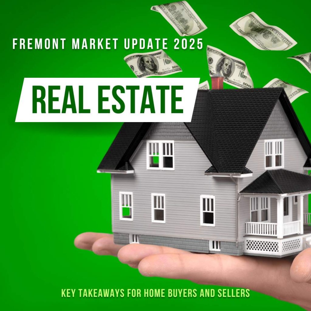 Fremont-Market-Report-Market Action Index-Harvinder Balu Realtor, Fremont Market Update 2025 - A market action index gauge indicating a strong seller's market with a value of 75. The gauge is divided into a buyer’s market (0-30) and a seller’s market (above 50), showing that the current market heavily favors sellers., HarvRealtor, Harv Balu