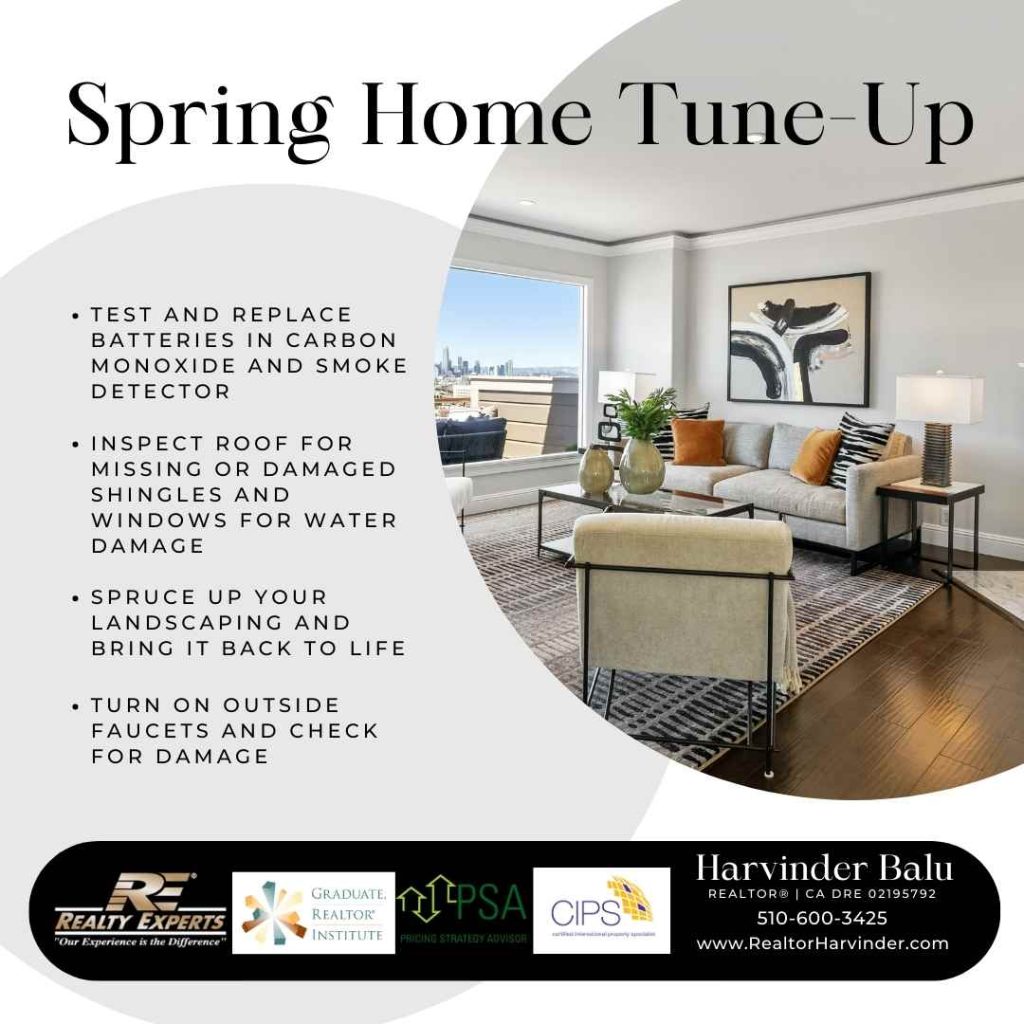 March 2025 - Spring Home Maintenance - Home Care Tips _ Harvinder Balu Realtor Harv Balu, HarvRealtor