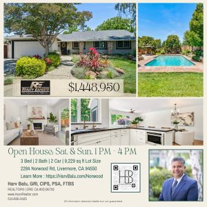 2284 Norwood Rd, Livermore, CA 94550 - log - Harv Balu - HarvRealtor, Realty Experts